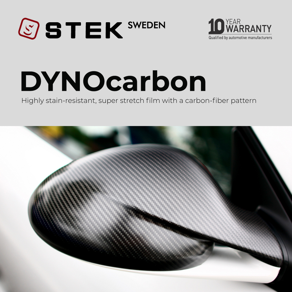 STEK DYNOcarbon | Transparent 3D-kolfiber
