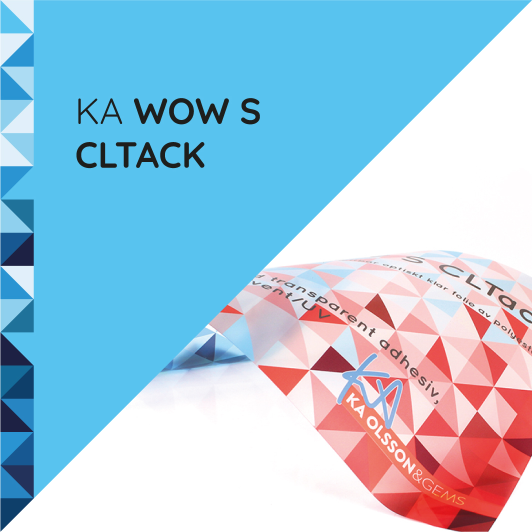 KA WOW S CLTack Optically clear 137 cm