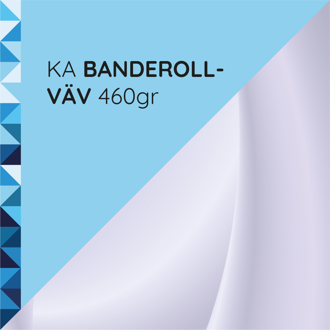 KA IJ Banderollväv 460 gr, enkelsidig 137 cm