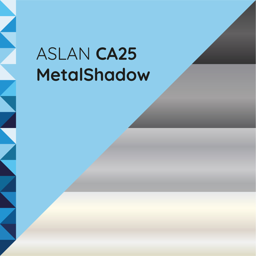 KA CA25 MetalShadow Mörk silver metallic blank